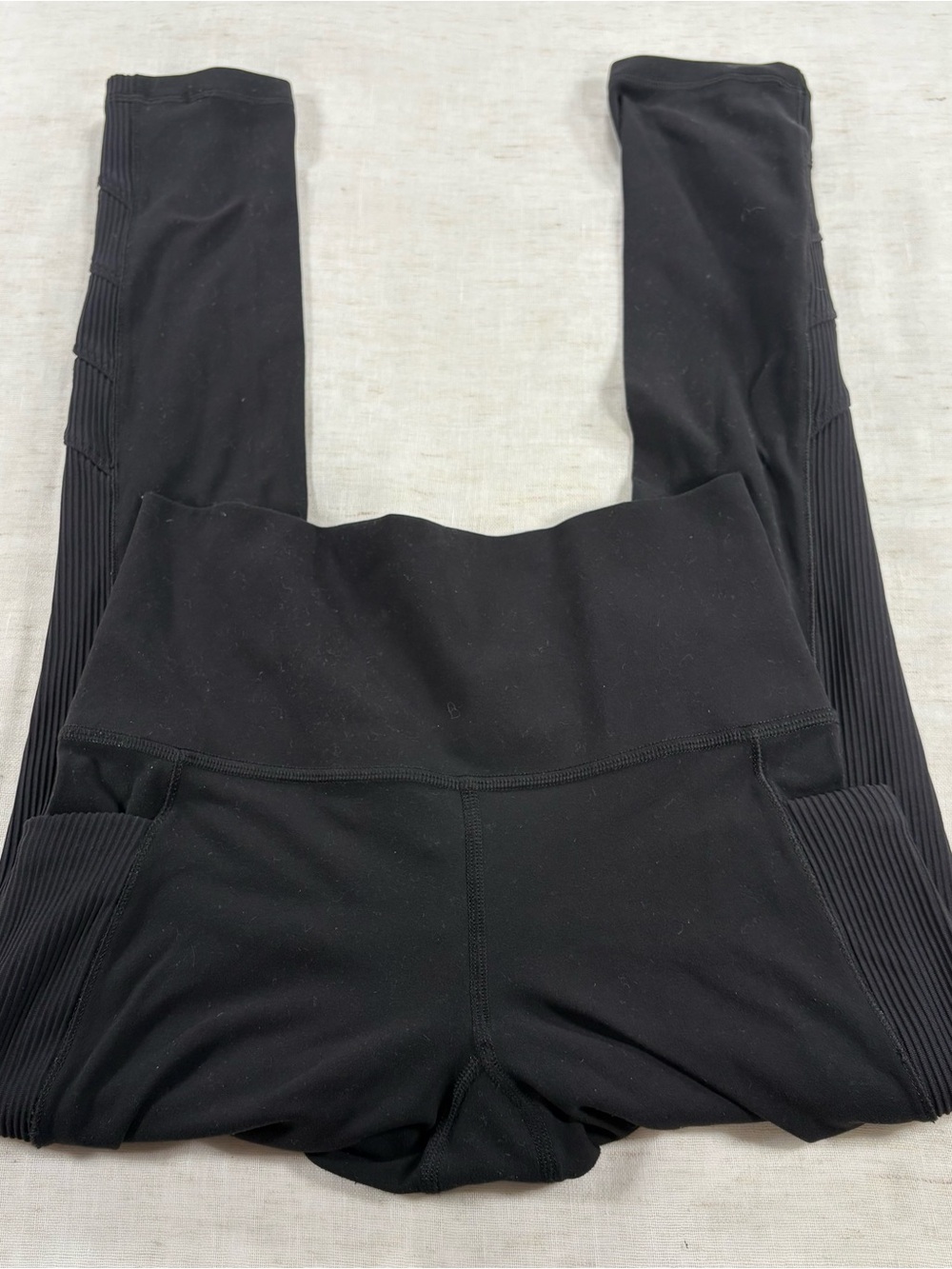 Athleta High-Waist Black Active Leggings 7/8 length